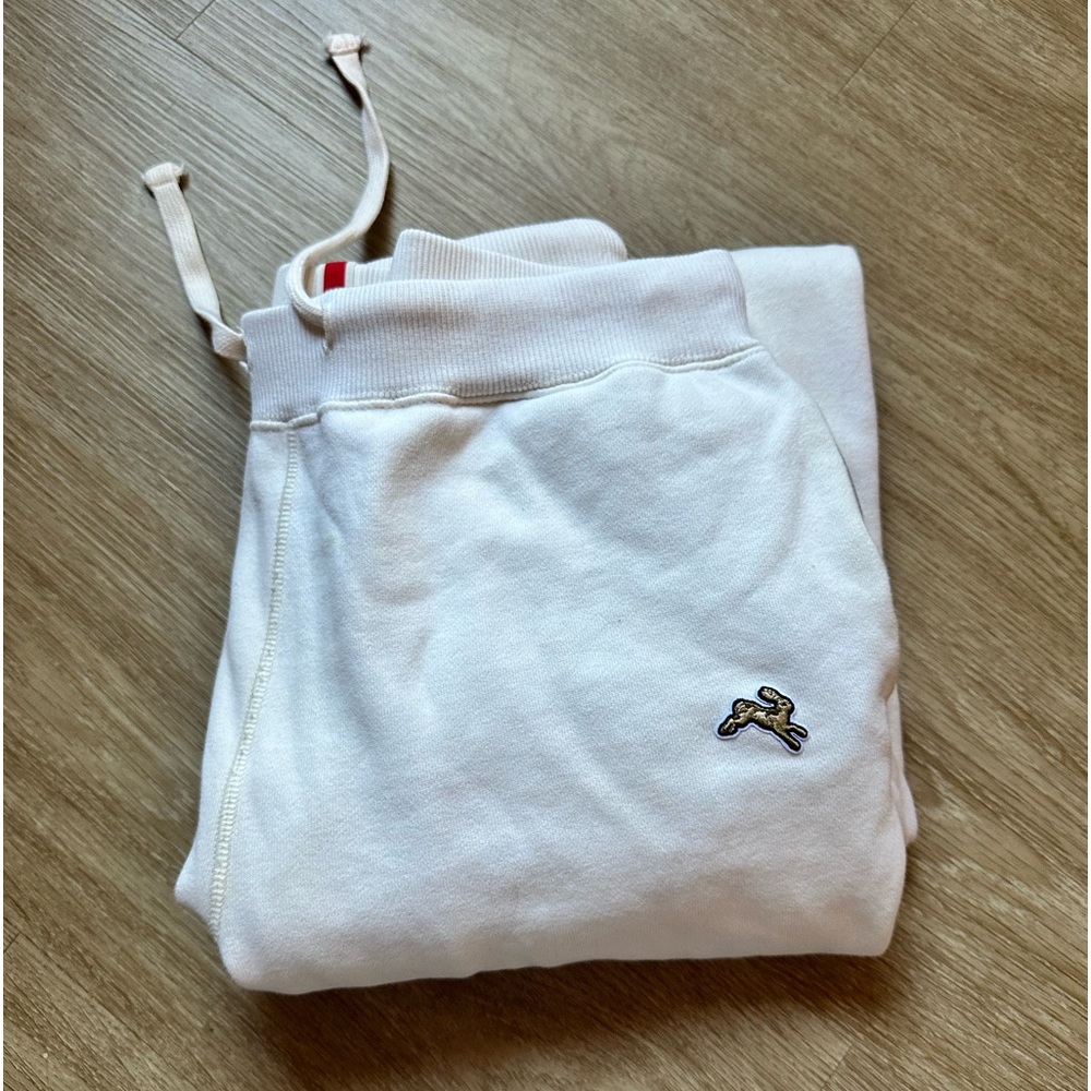 Tracksmith Trackhouse Sweatpants - Size M - White - Used but in good condition